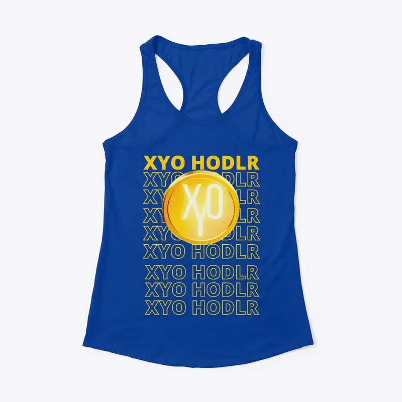 GOLD XYO Coin over "XYO HODLR" Stacked 1