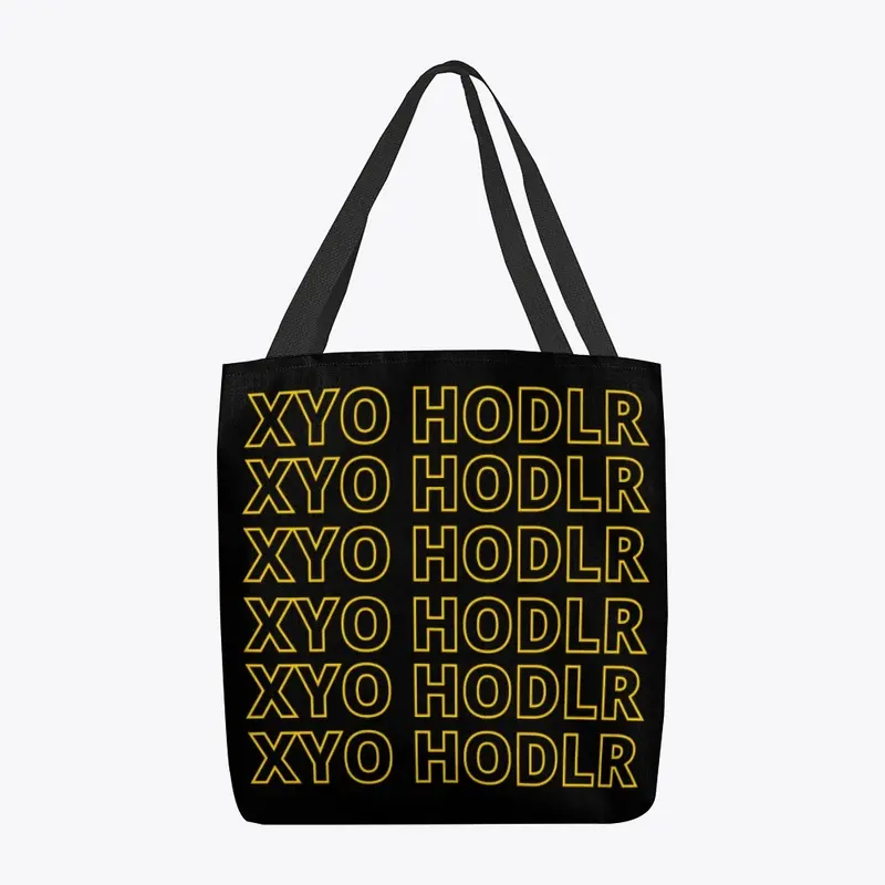 GOLD XYO Coin over "XYO HODLR" Stacked 2