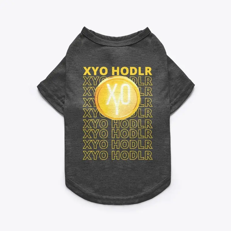 GOLD XYO Coin over "XYO HODLR" Stacked 2