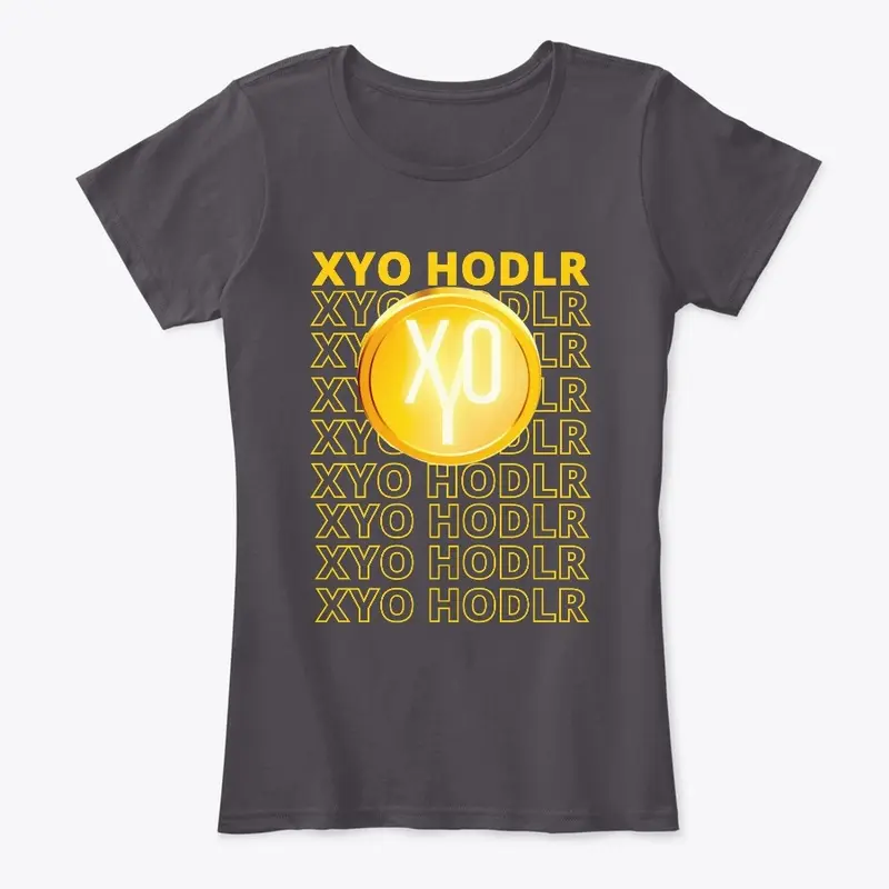 GOLD XYO Coin over "XYO HODLR" Stacked 1