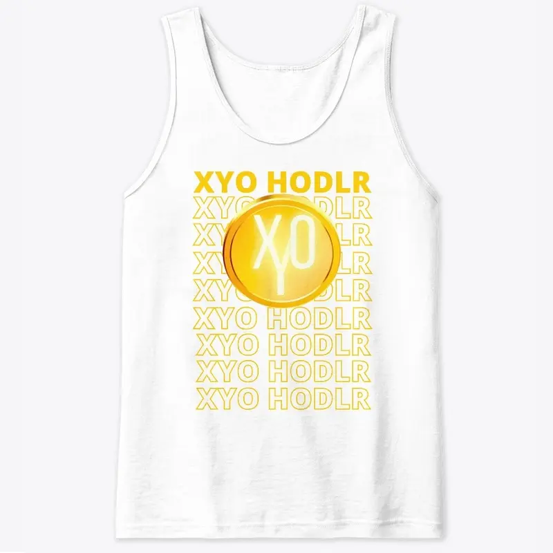 GOLD XYO Coin over "XYO HODLR" Stacked 1